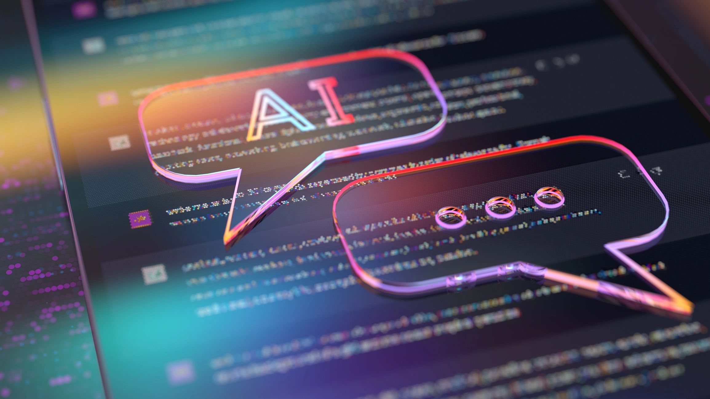 ai technology call automation abstract